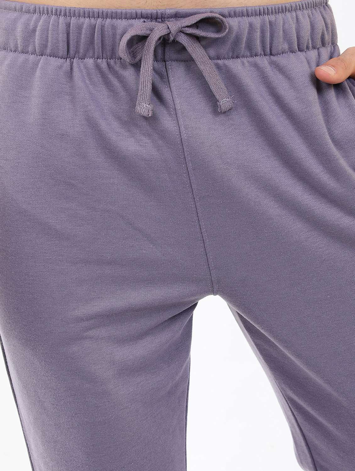 men solid regular fit track pant - 21596698 -  Standard Image - 4