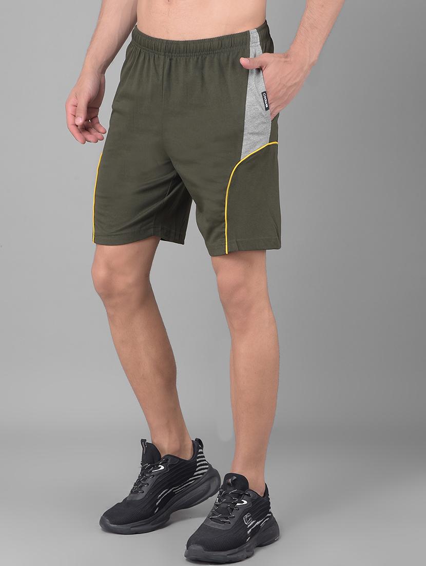 men mid rise color block shorts - 21596845 -  Standard Image - 1