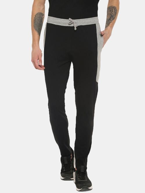men solid regular fit full length track pant - 21596981 - Standard Image - 0