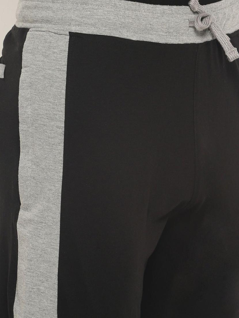 men solid regular fit full length track pant - 21596981 - Standard Image - 4