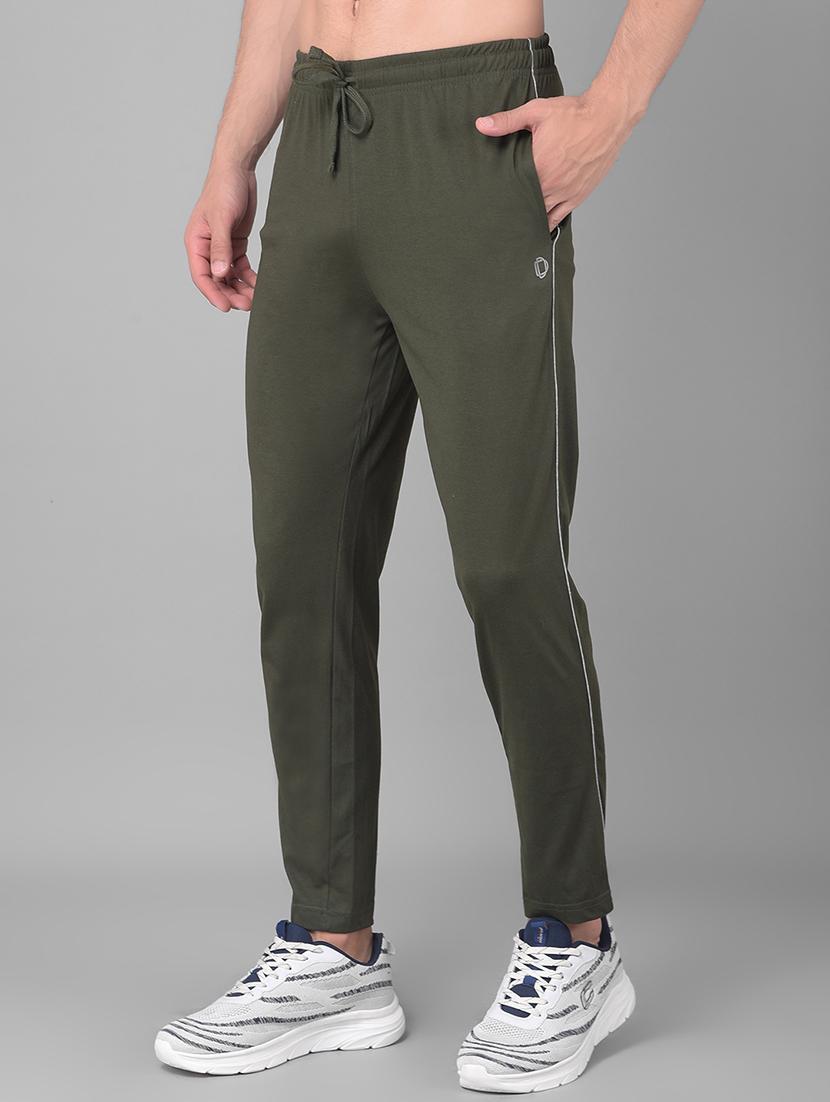 men mid rise full length track pant - 21597010 - Standard Image - 1