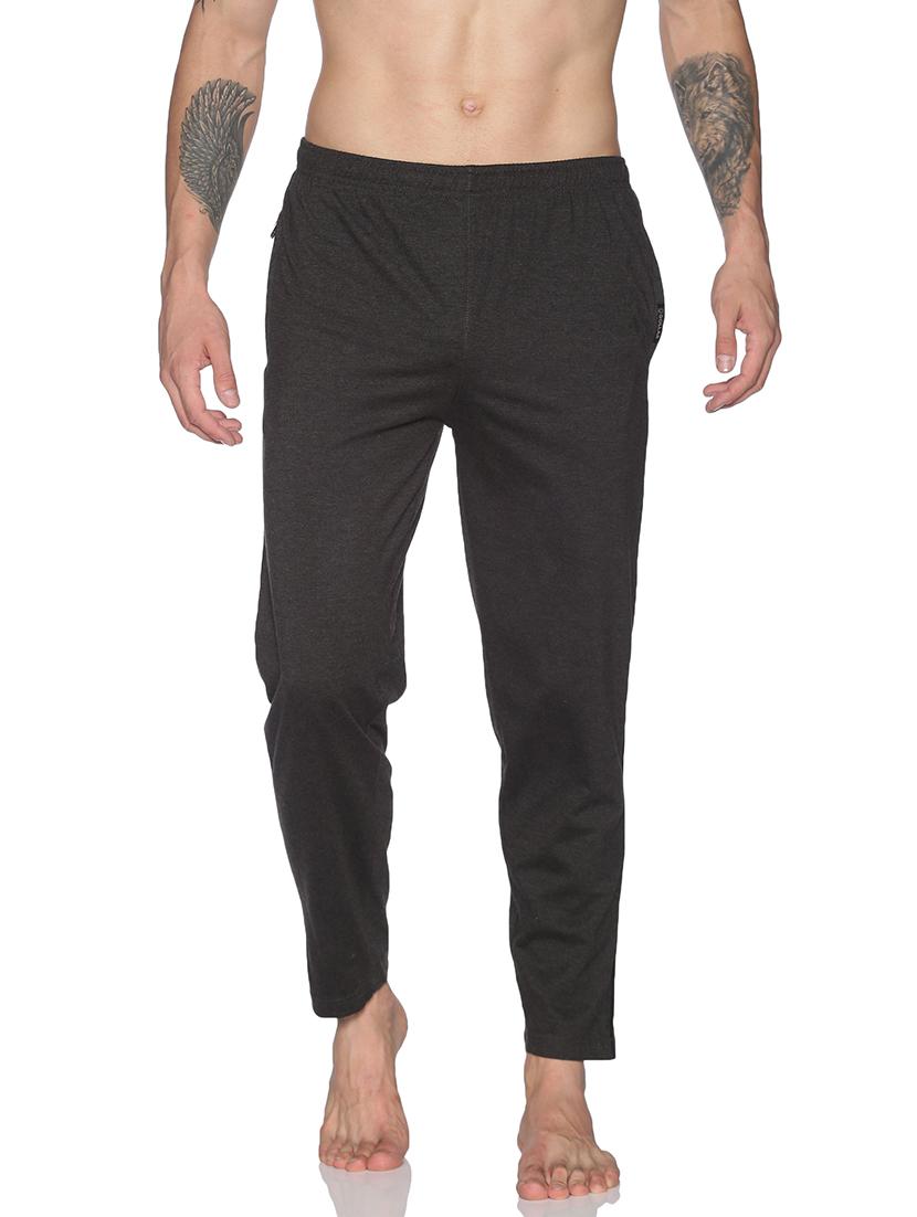 men solid mid rise regular fit track pant - 21597016 -  Zoom Image - 0