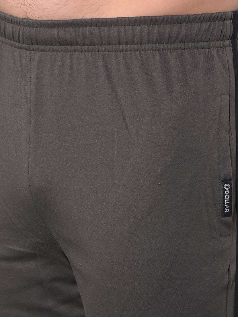 men solid regular fit full length track pant - 21597018 -  Standard Image - 4