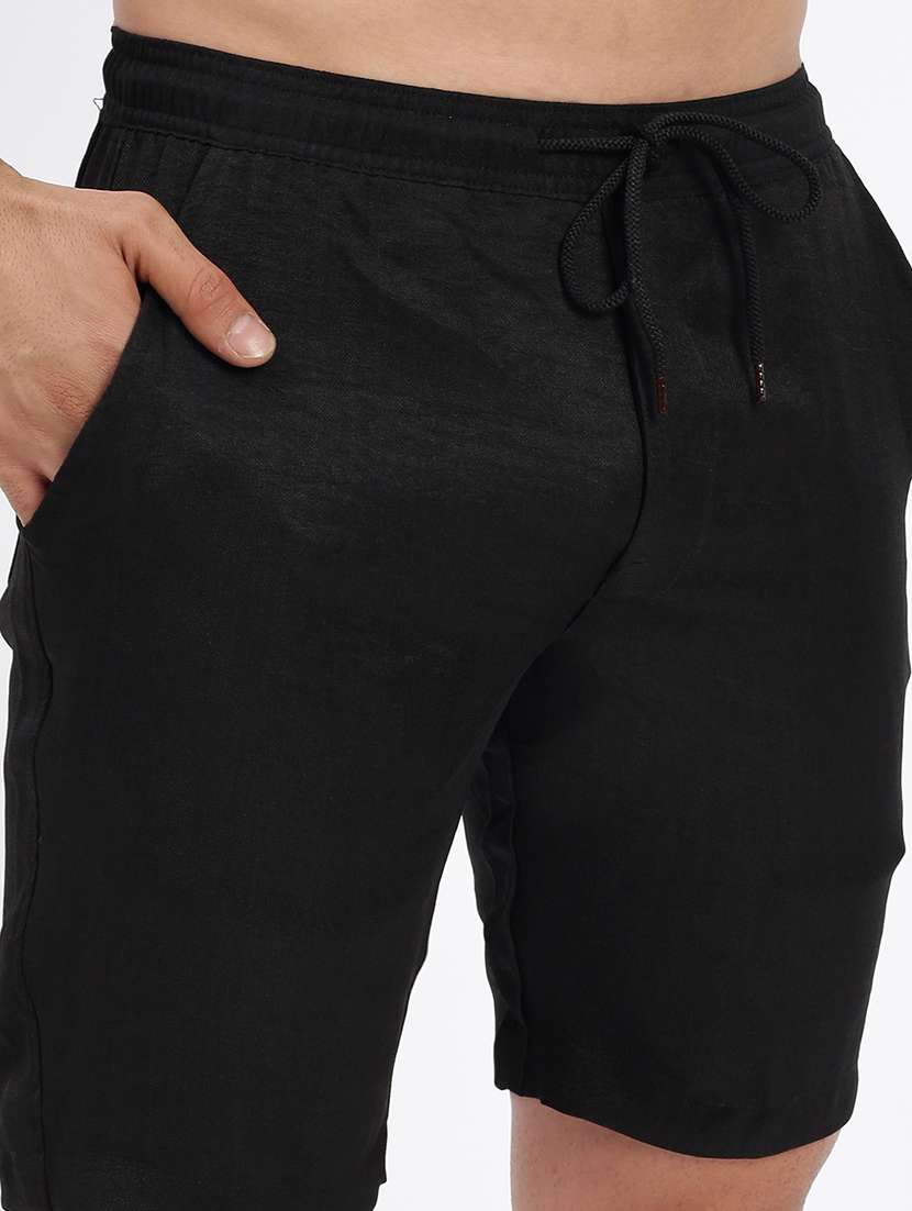 men solid cuban collar short sleeves co-ord set - 21597390 -  Standard Image - 6