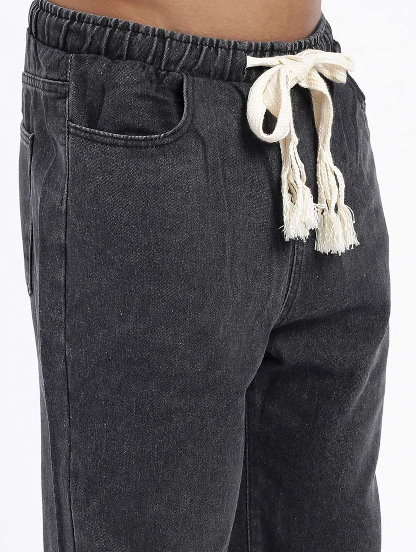 men grey denim pain jeans - 21597428 -  Standard Image - 6