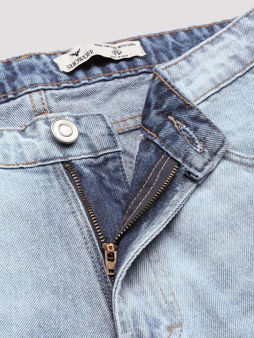 men light blue denim plain jean - 21597430 -  Standard Image - 6