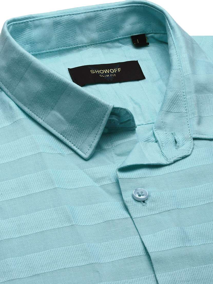 men long sleeves solid casual shirt - 21597462 -  Standard Image - 6