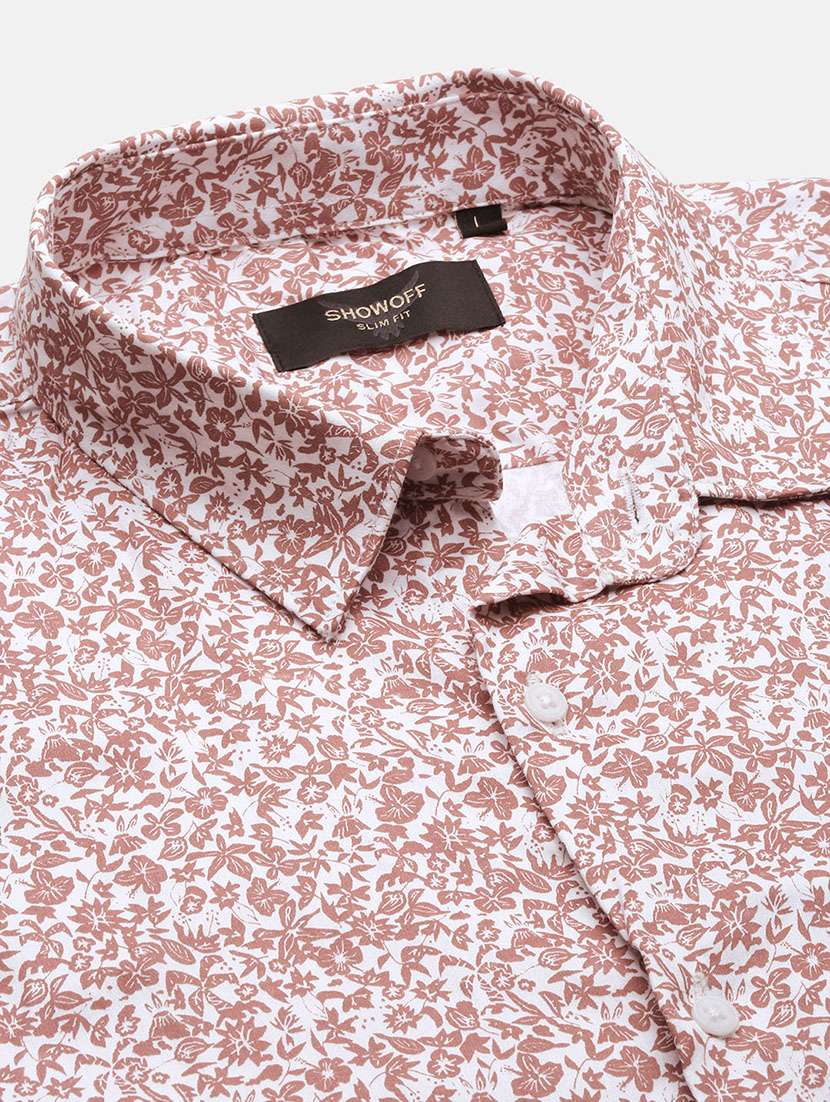 men short sleeves printed casual shirt - 21597475 -  Standard Image - 6