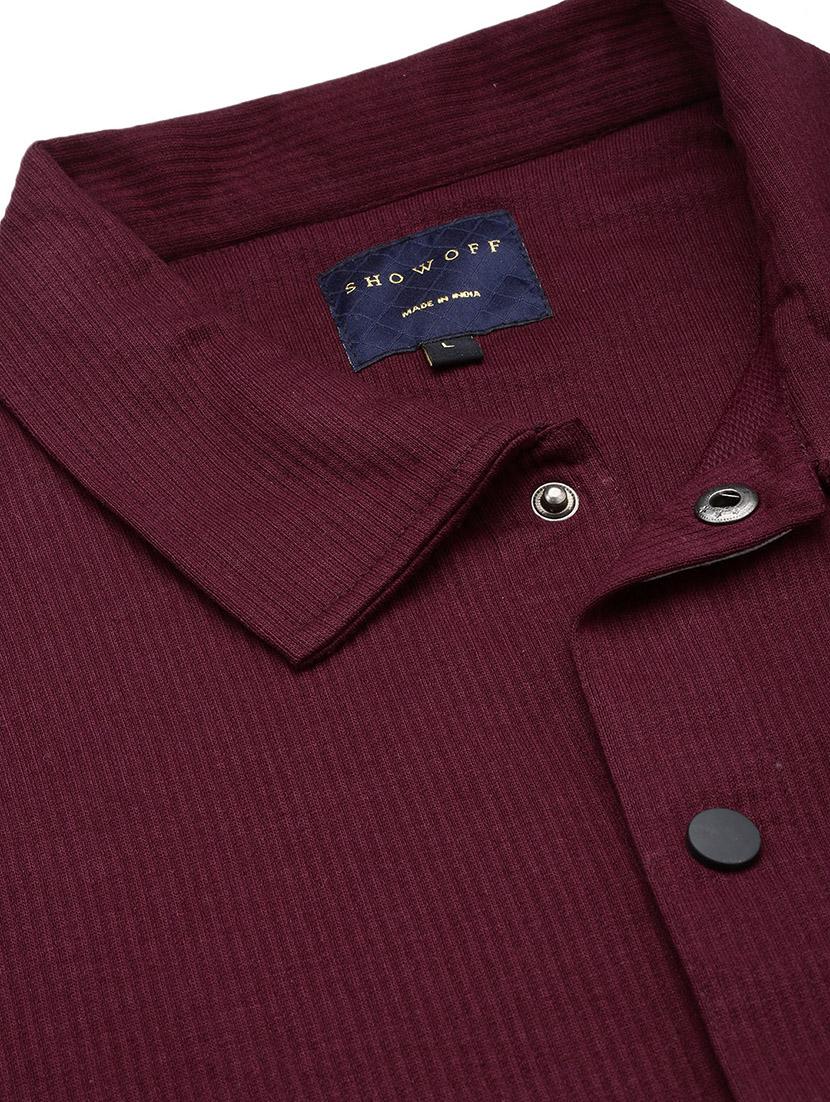 men regular fit solid casual shirt with single pocket - 21597531 - Standard Image - 6