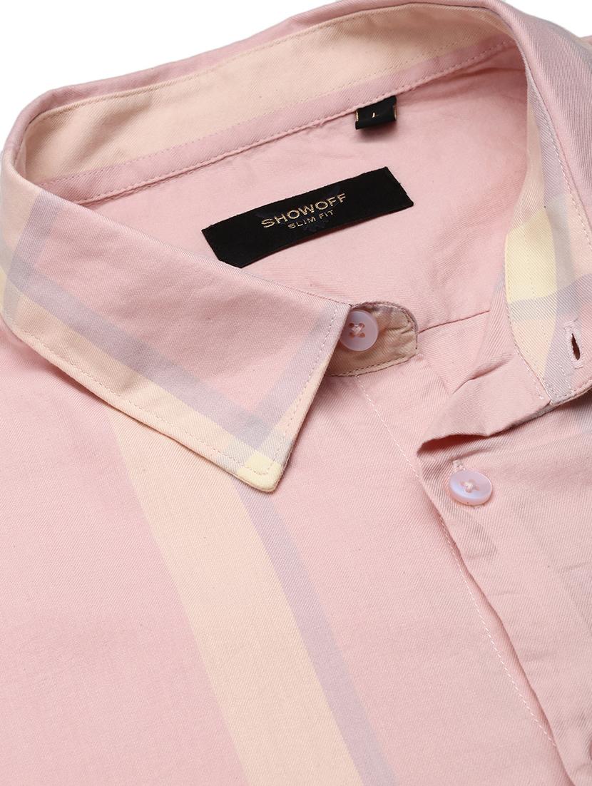 men regular fit checkered casual shirt - 21597549 - Standard Image - 6