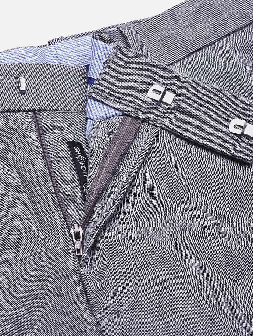 men solid flat front full length formal trouser - 21597592 -  Standard Image - 6