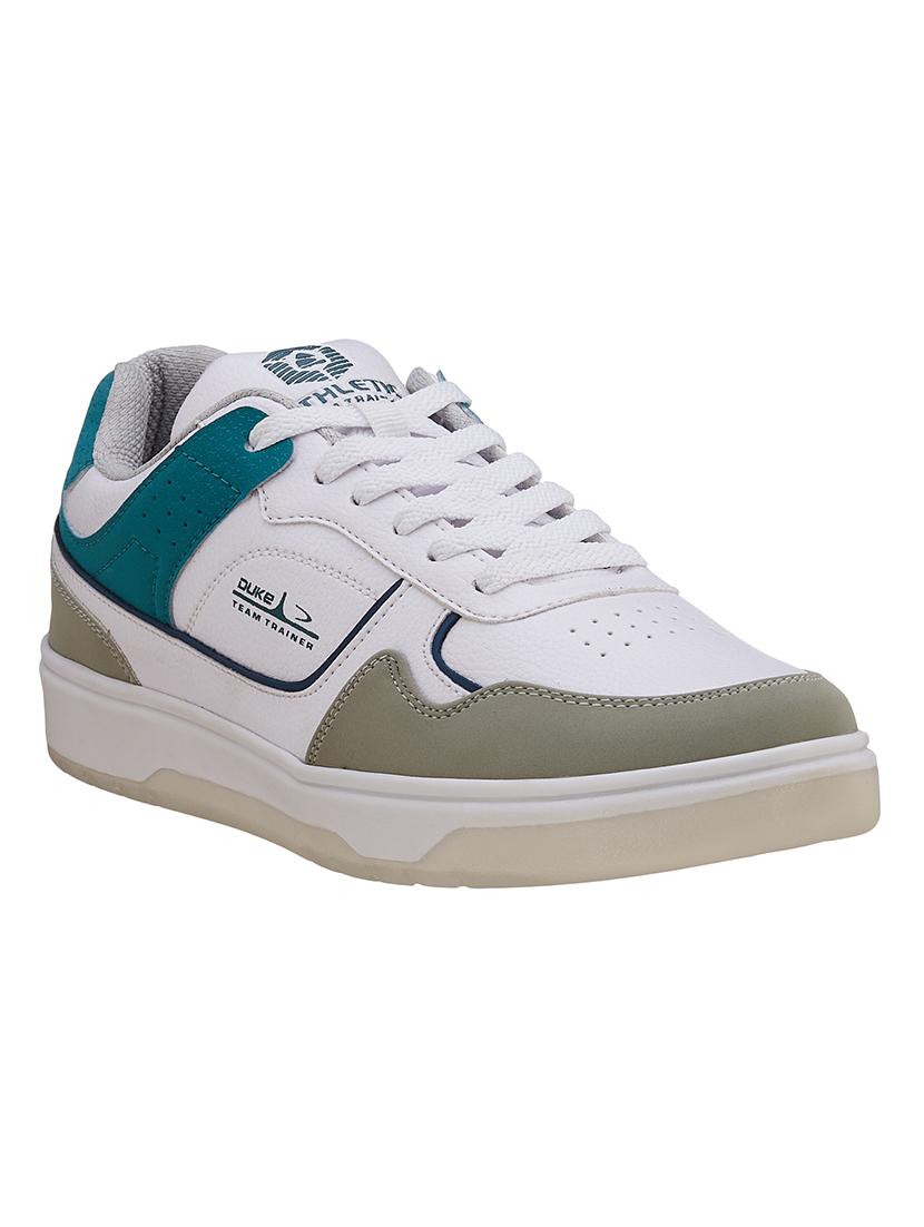 men white lace up sneakers - 21597631 - Standard Image - 1