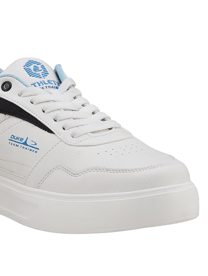 men white lace up sneaker - 21597633 - Standard Image - 4