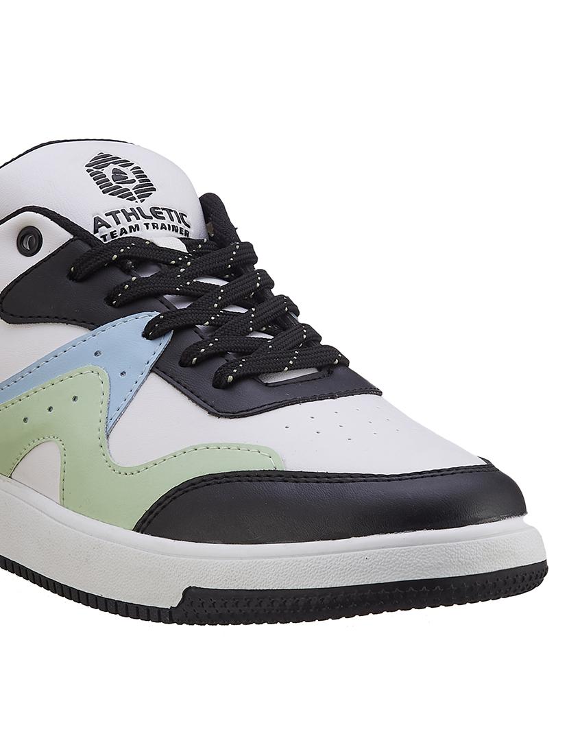 men white lace up sneaker - 21597635 - Standard Image - 4