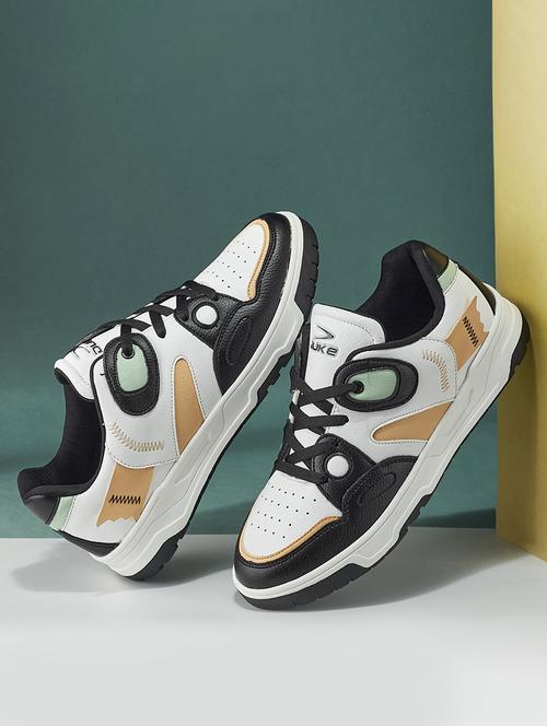 men color block lace up sneakers - 21597646 -  Standard Image - 0
