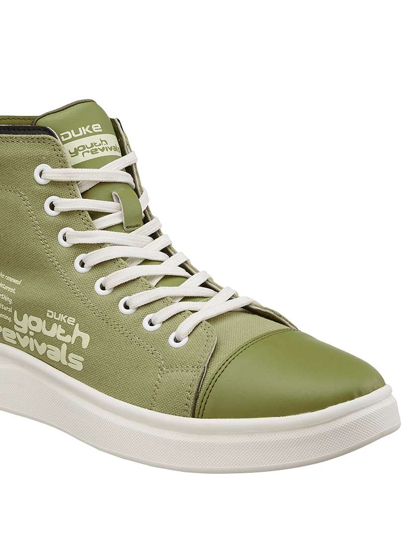 men green lace up sneakers - 21597653 -  Standard Image - 1