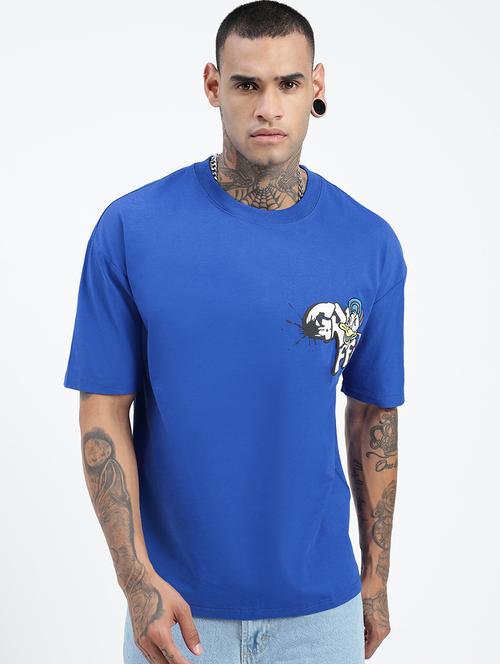 men front & back print short sleeve t-shirt - 21597679 -  Standard Image - 0