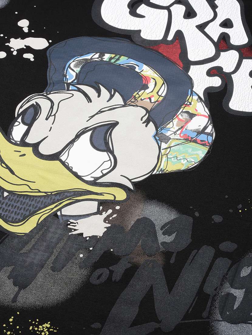 men front & back print short sleeve t-shirt - 21597682 -  Standard Image - 6