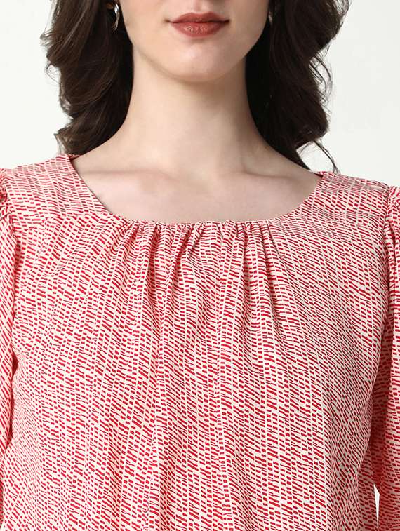 women printed top and trouser co-ord set - 21597982 -  Standard Image - 6