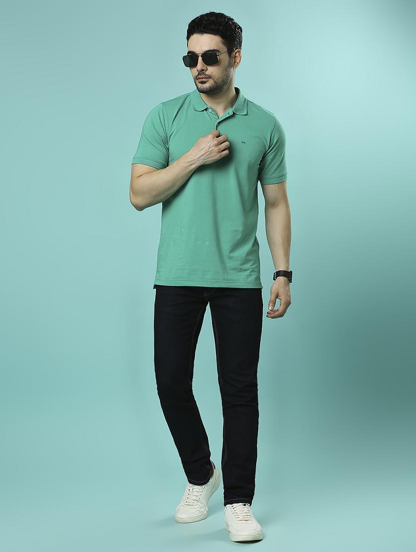 men mid rise plain denim jeans - 21598223 - Standard Image - 4