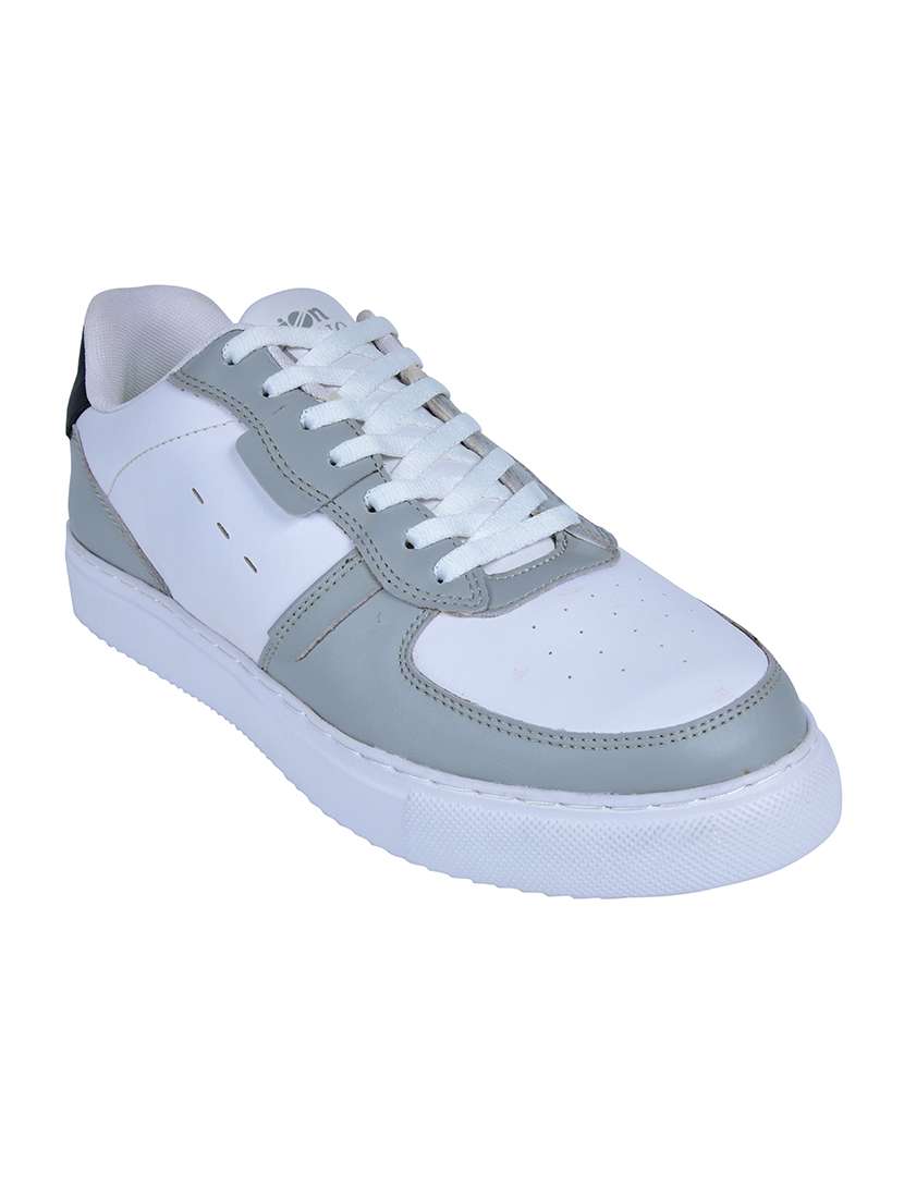 men grey lace up sneakers