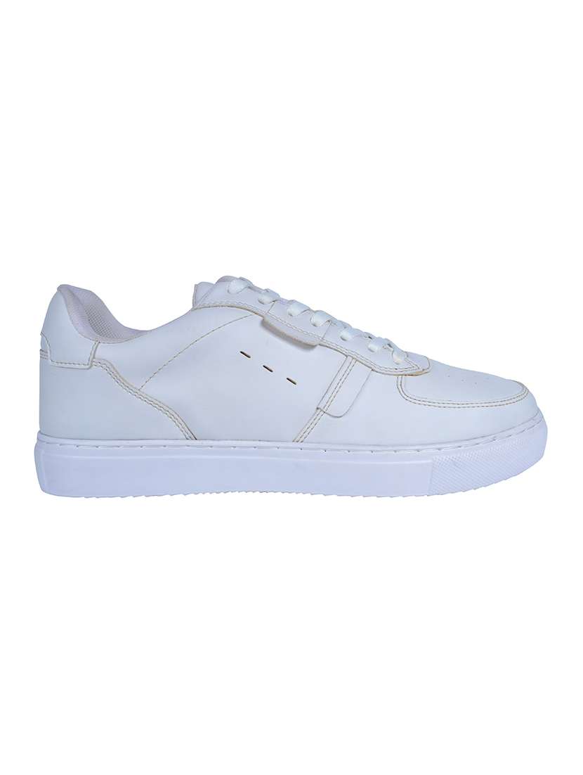 men solid lace up sneakers - 21598359 -  Standard Image - 1