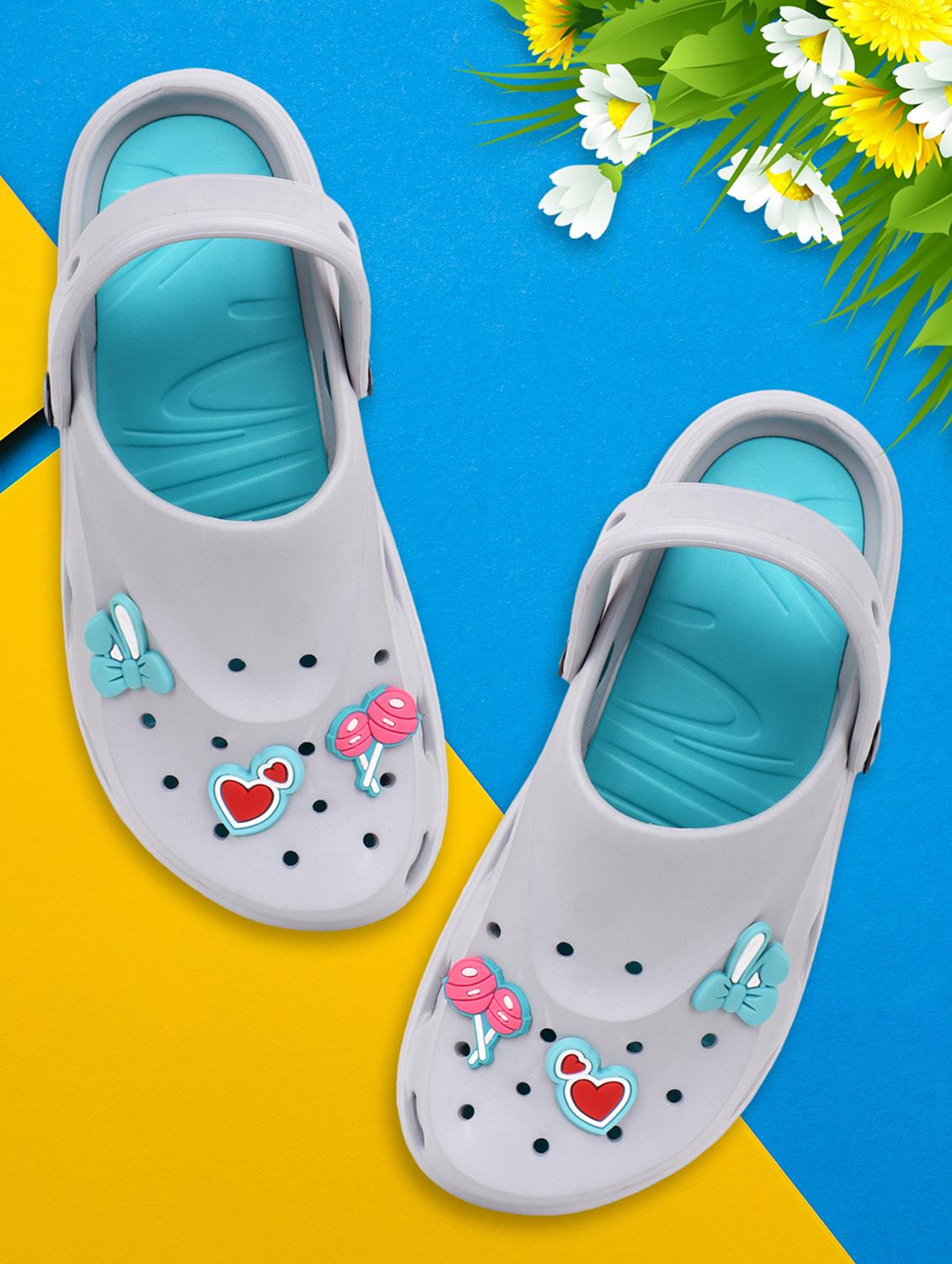 women grey slip on clogs - 21598508 - Zoom Image - 0