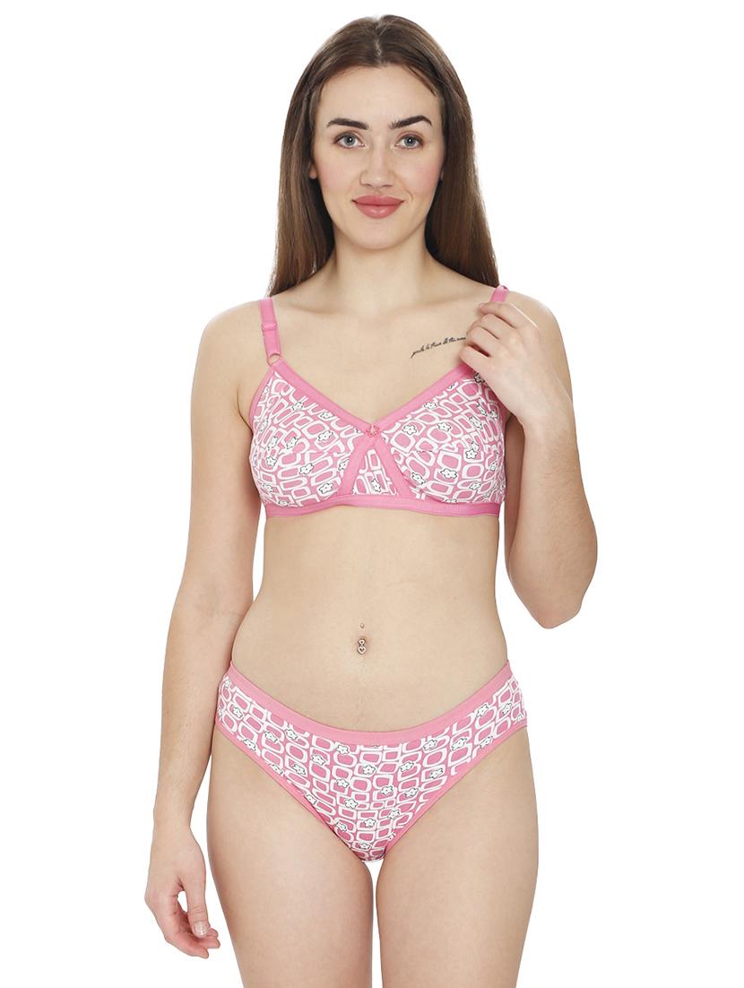 women full coverage bras and panty set