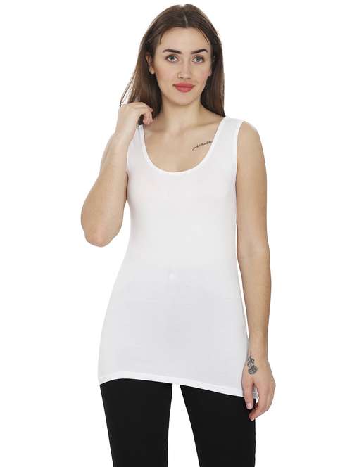 women white solid camisole - 21598546 - Standard Image - 0