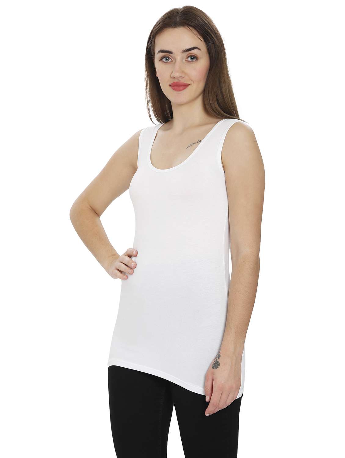 women white solid camisole - 21598546 - Standard Image - 1
