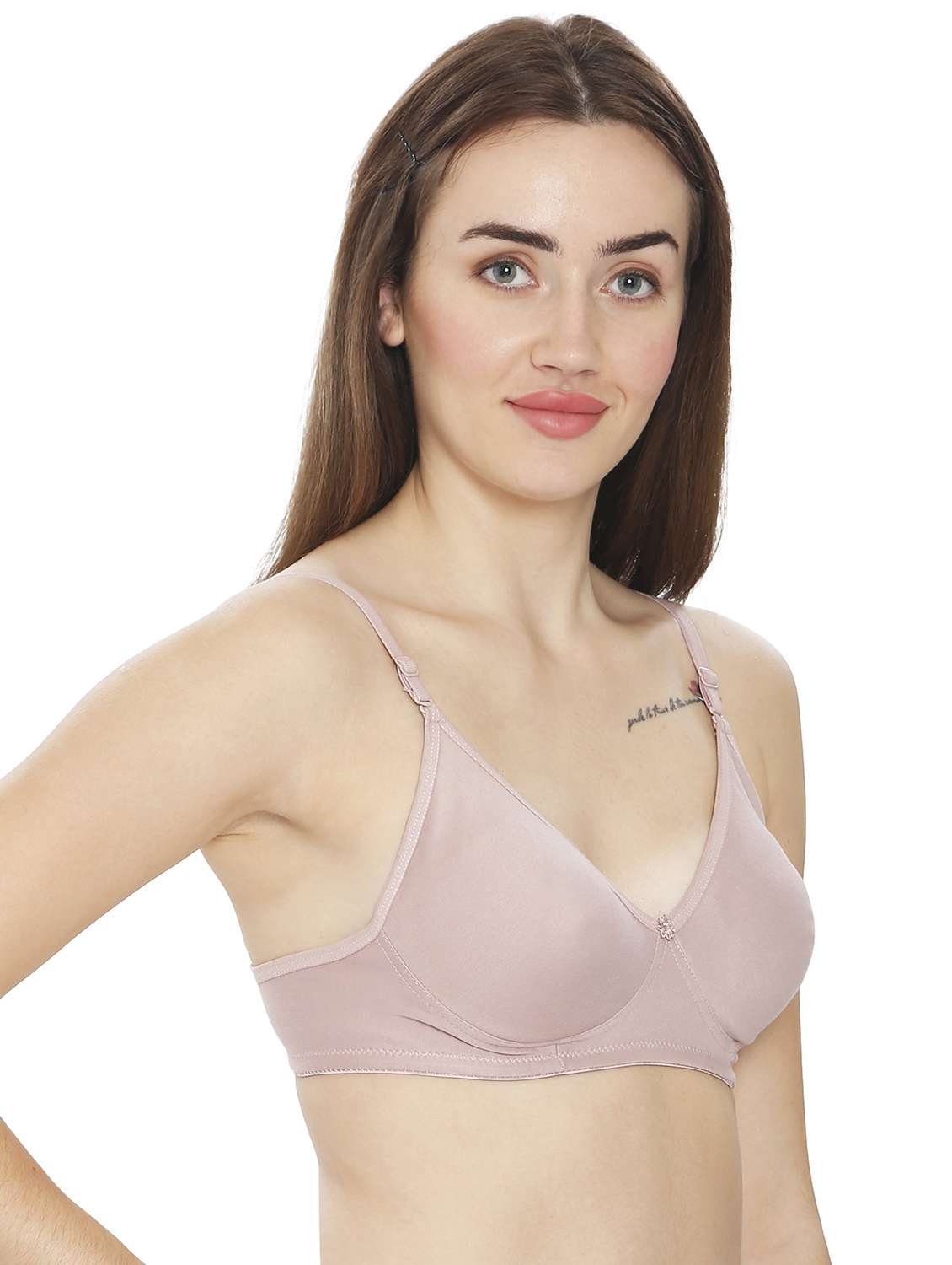 women lavender solid  t-shirt bra - 21598552 -  Standard Image - 1