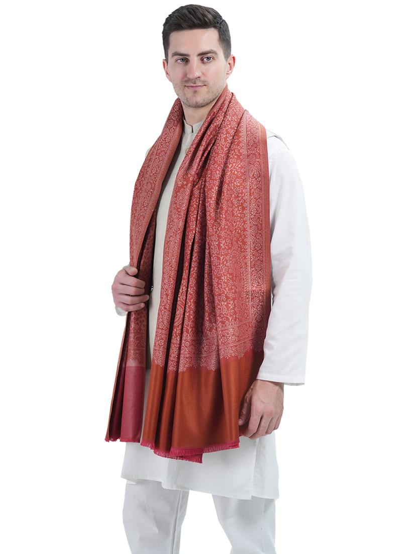 elegant men's shawl with intricate traditional patterns - 21598649 - Standard Image - 1