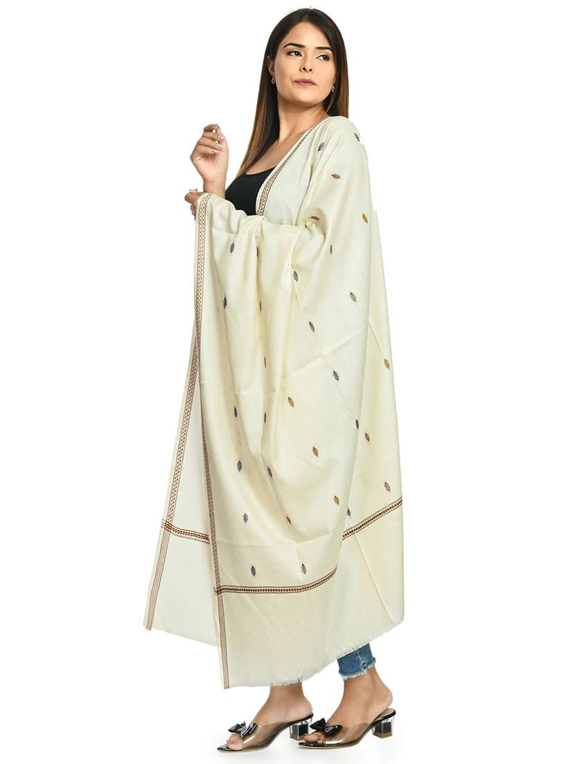 elegant women's self design shawl - 21598786 -  Standard Image - 1