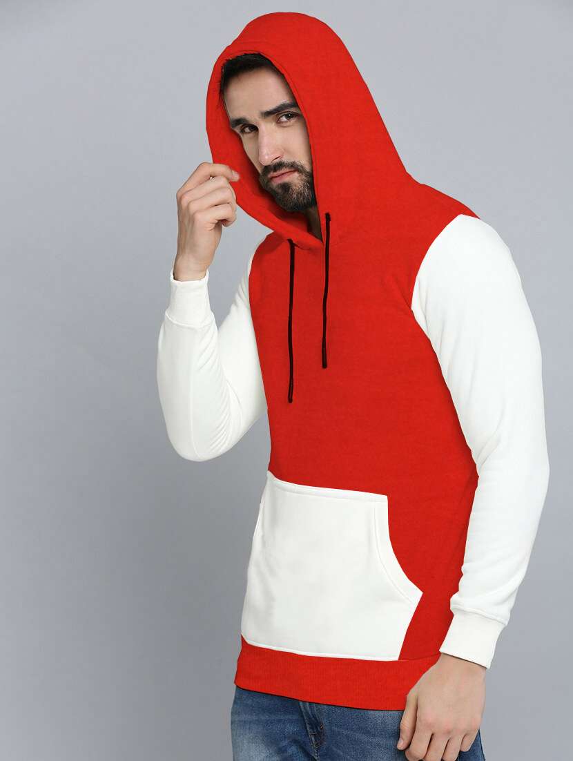 men long sleeves color block sweatshirt - 21599407 -  Standard Image - 1