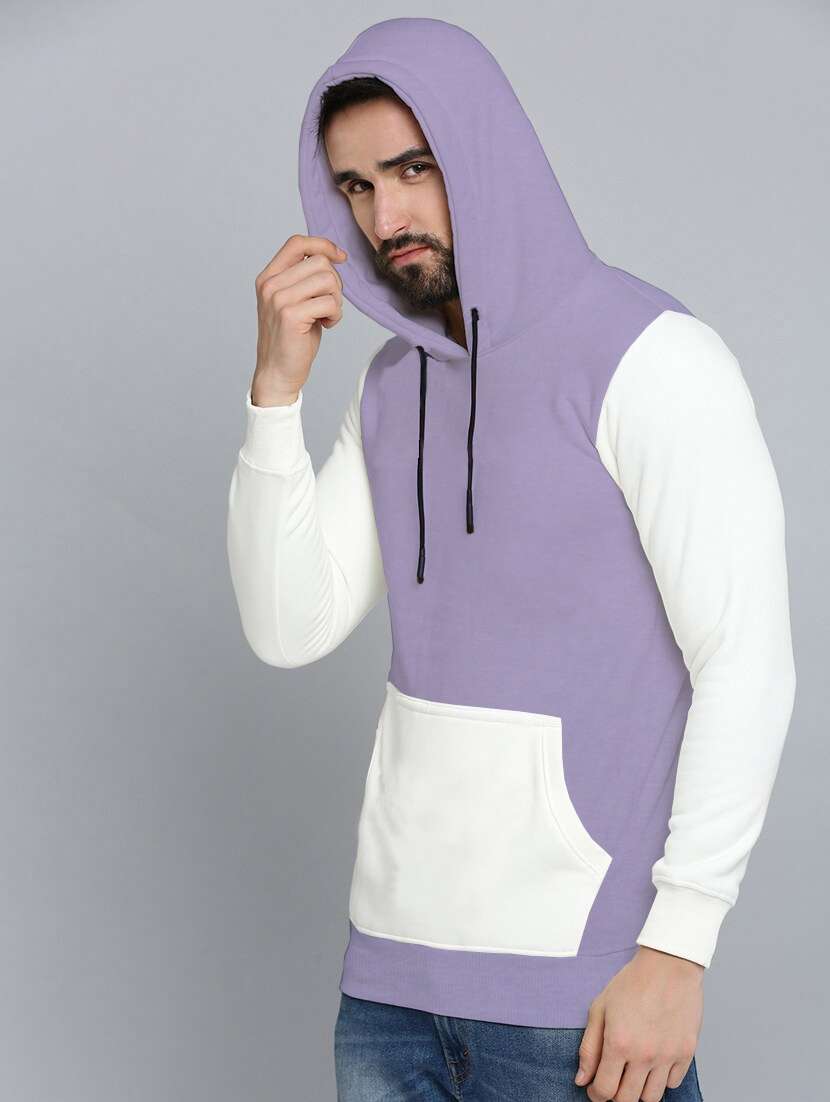 men long sleeves color block sweatshirt - 21599408 - Standard Image - 1
