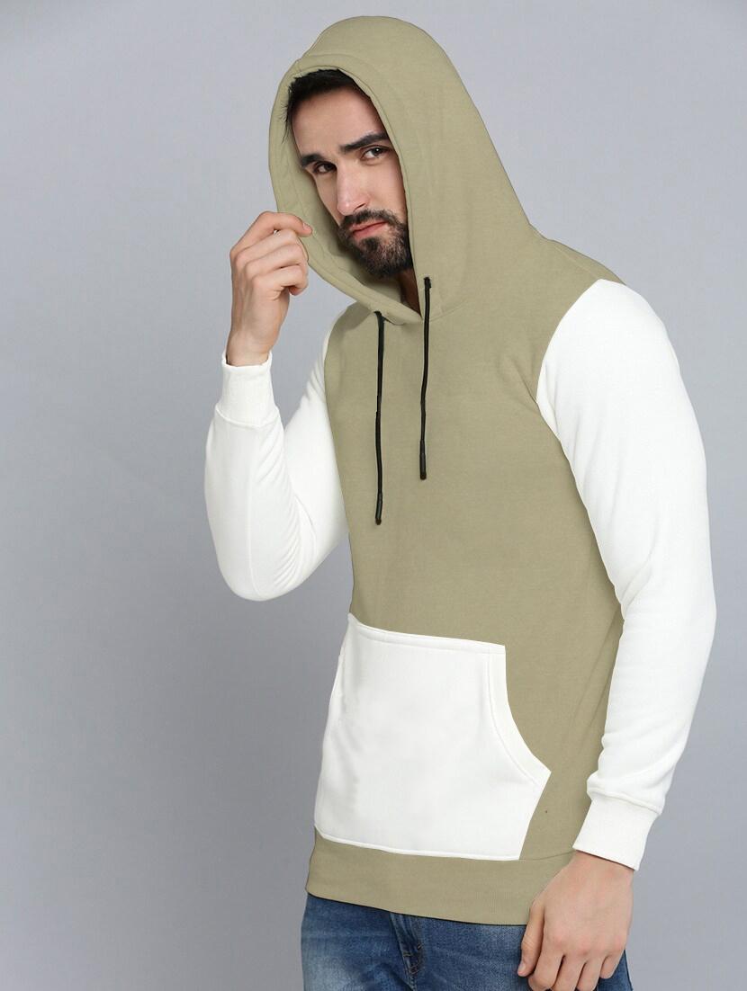 men long sleeves color block sweatshirt - 21599411 - Standard Image - 1