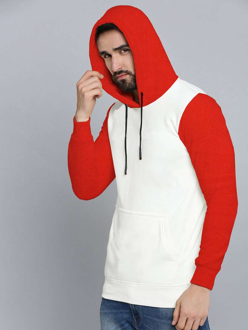 men long sleeves color block sweatshirt - 21599414 -  Standard Image - 1