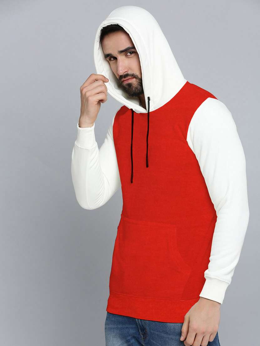 men long sleeves color block sweatshirt - 21599421 -  Standard Image - 1