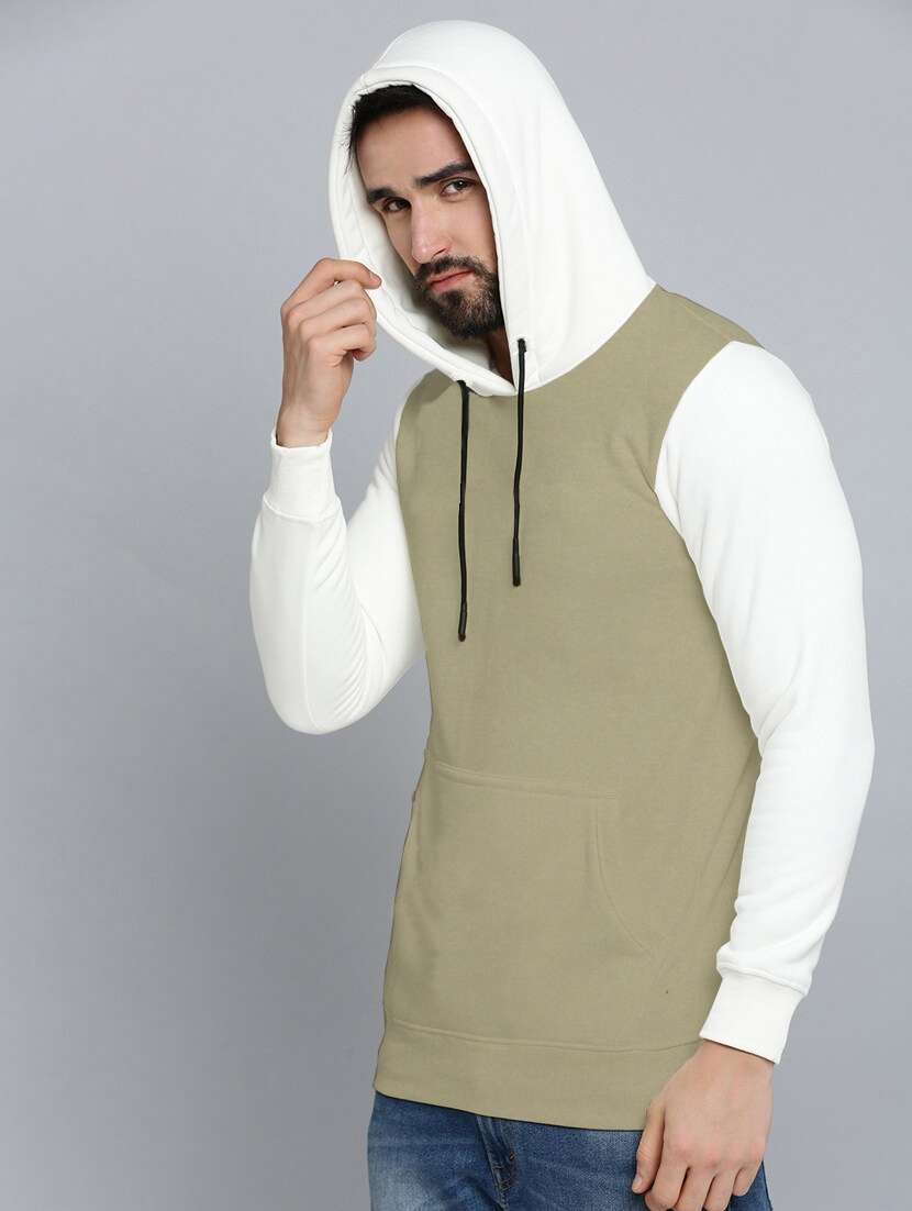 men long sleeves color block sweatshirt - 21599425 - Standard Image - 1