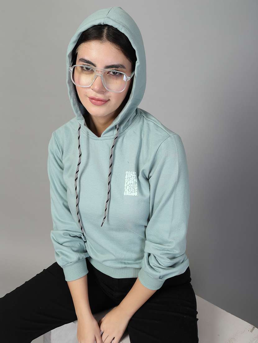 women front & back print long sleeve sweatshirt - 21600069 -  Standard Image - 1