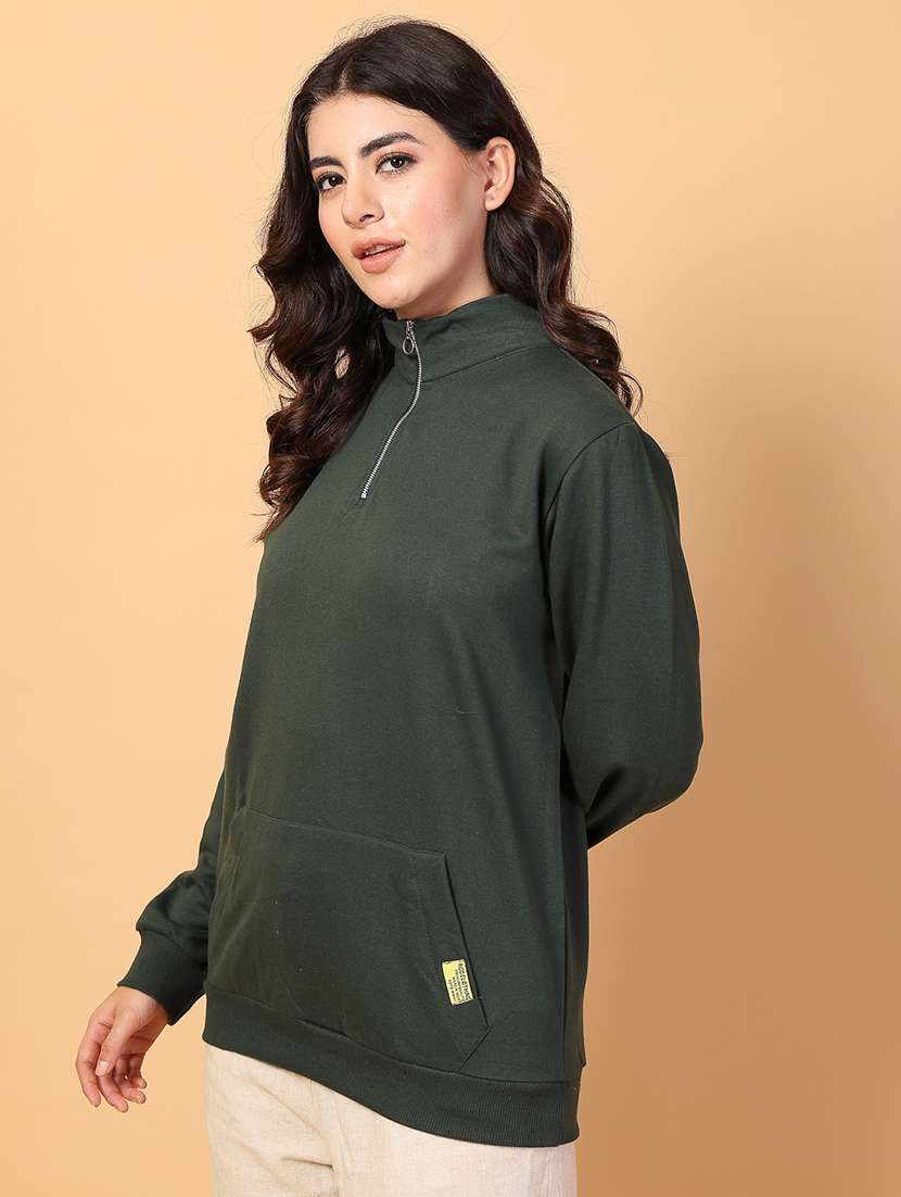 women back print long sleeve sweatshirt - 21600070 - Standard Image - 1