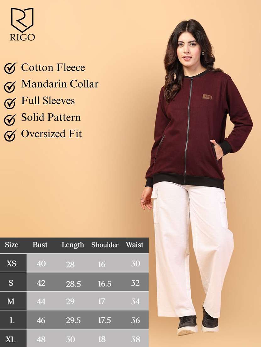 women maroom solid long sleeve regular jacket - 21600126 -  Standard Image - 4