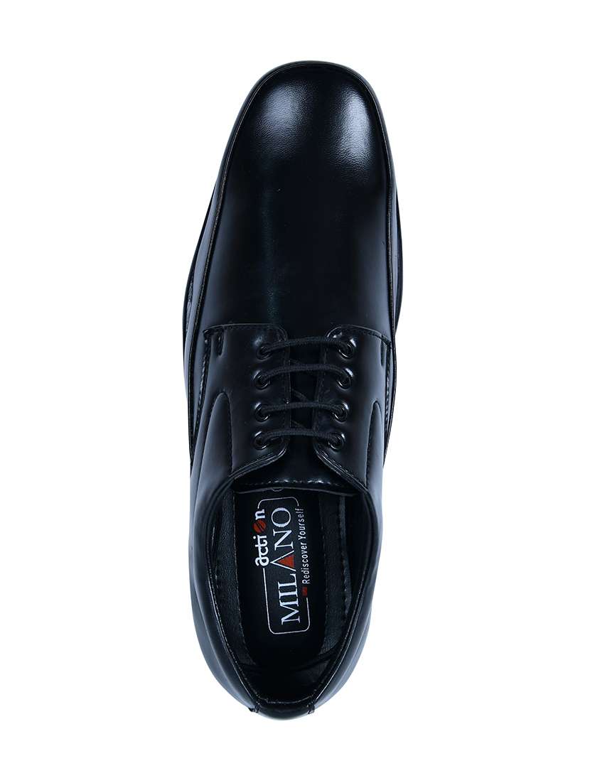 men black lace-up derby - 21600468 -  Standard Image - 4