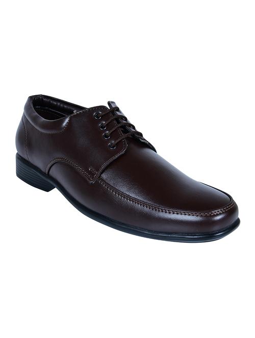 men brown lace-up derby - 21600471 -  Standard Image - 0