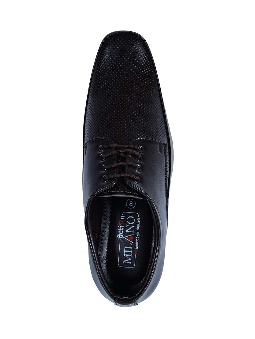 men brown lace-up brouge - 21600474 -  Standard Image - 4