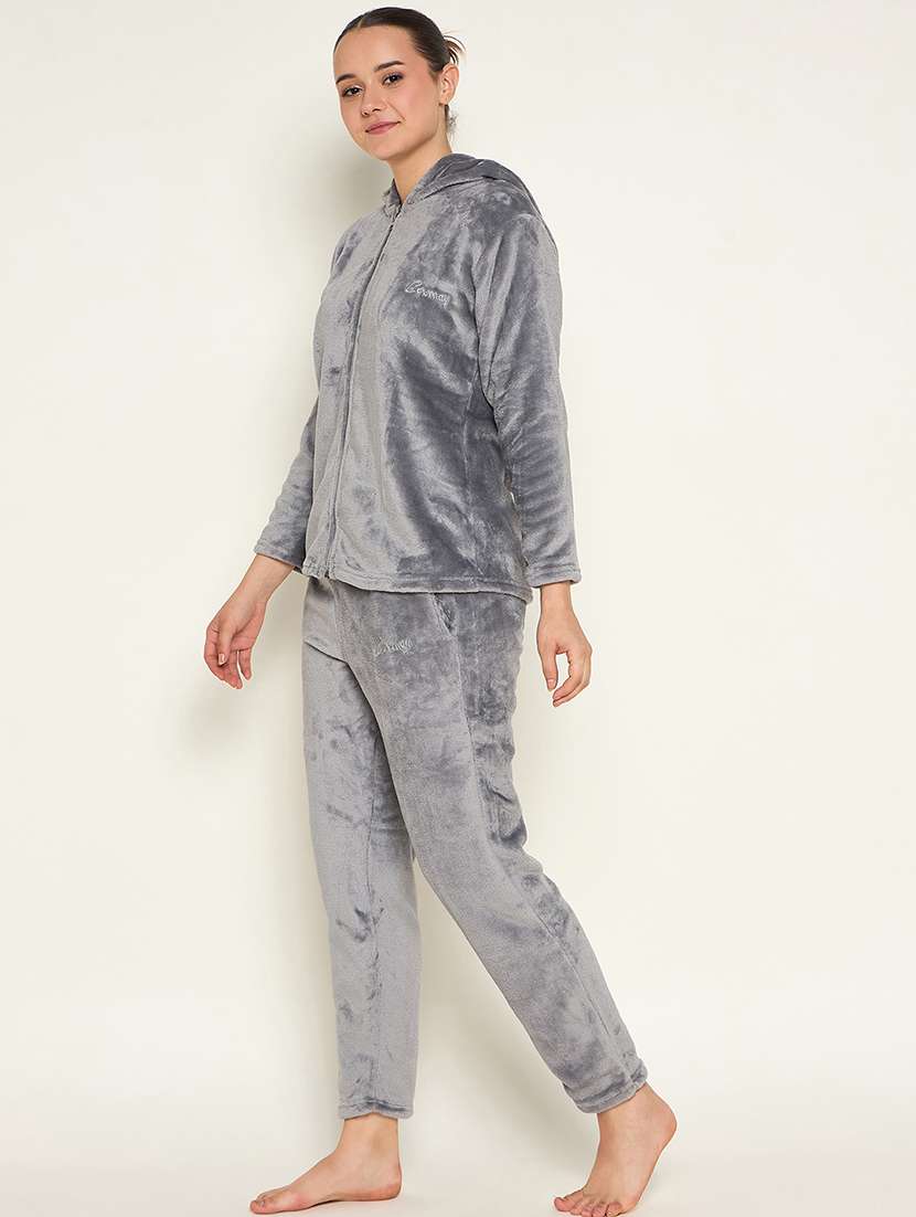 women long sleeve self-designed pyjama nightwear set - 21601322 -  Standard Image - 1