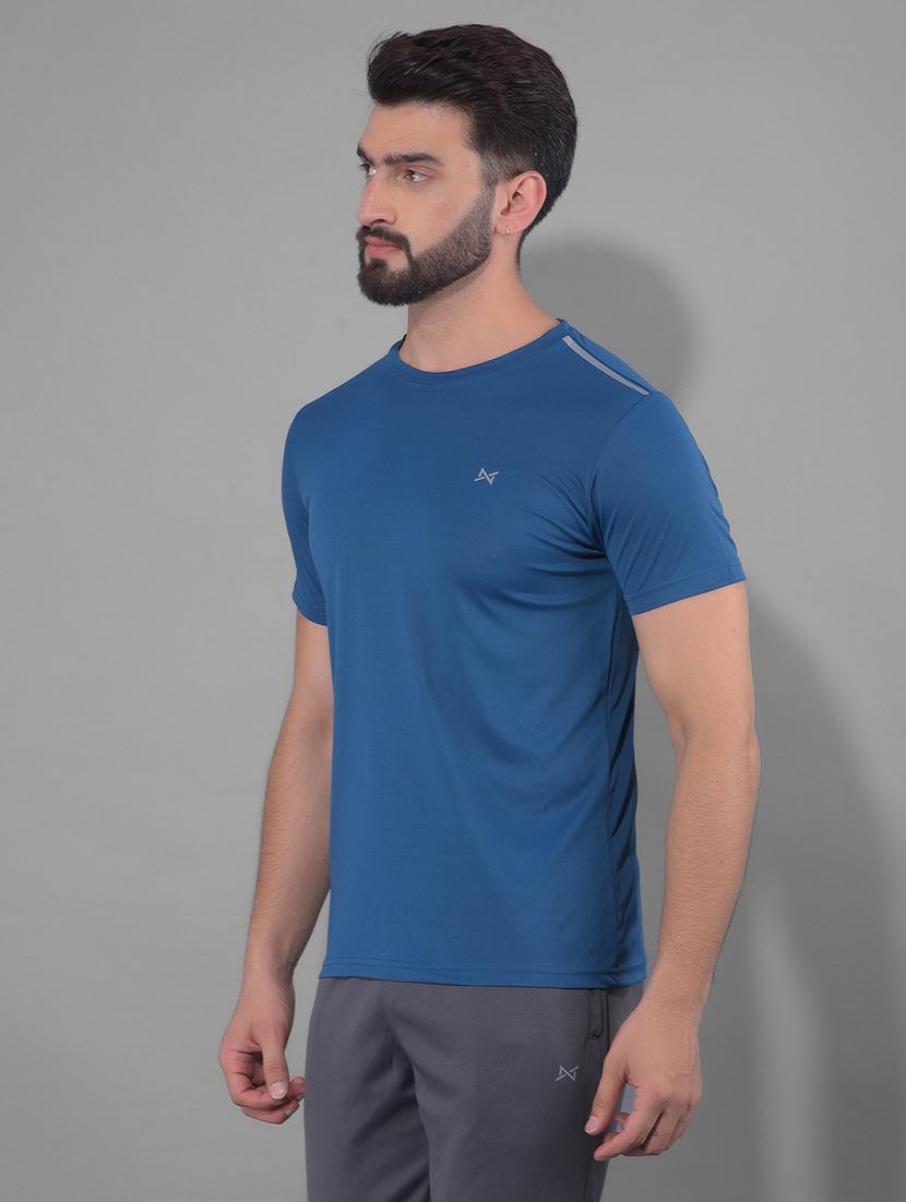 men short sleeves plain t-shirt - 21601359 - Standard Image - 1