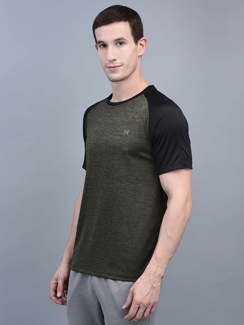 men short sleeves color block t-shirt - 21601370 -  Standard Image - 1