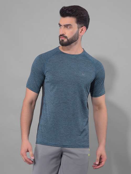 men round neck plain sports t-shirt - 21601387 -  Standard Image - 0