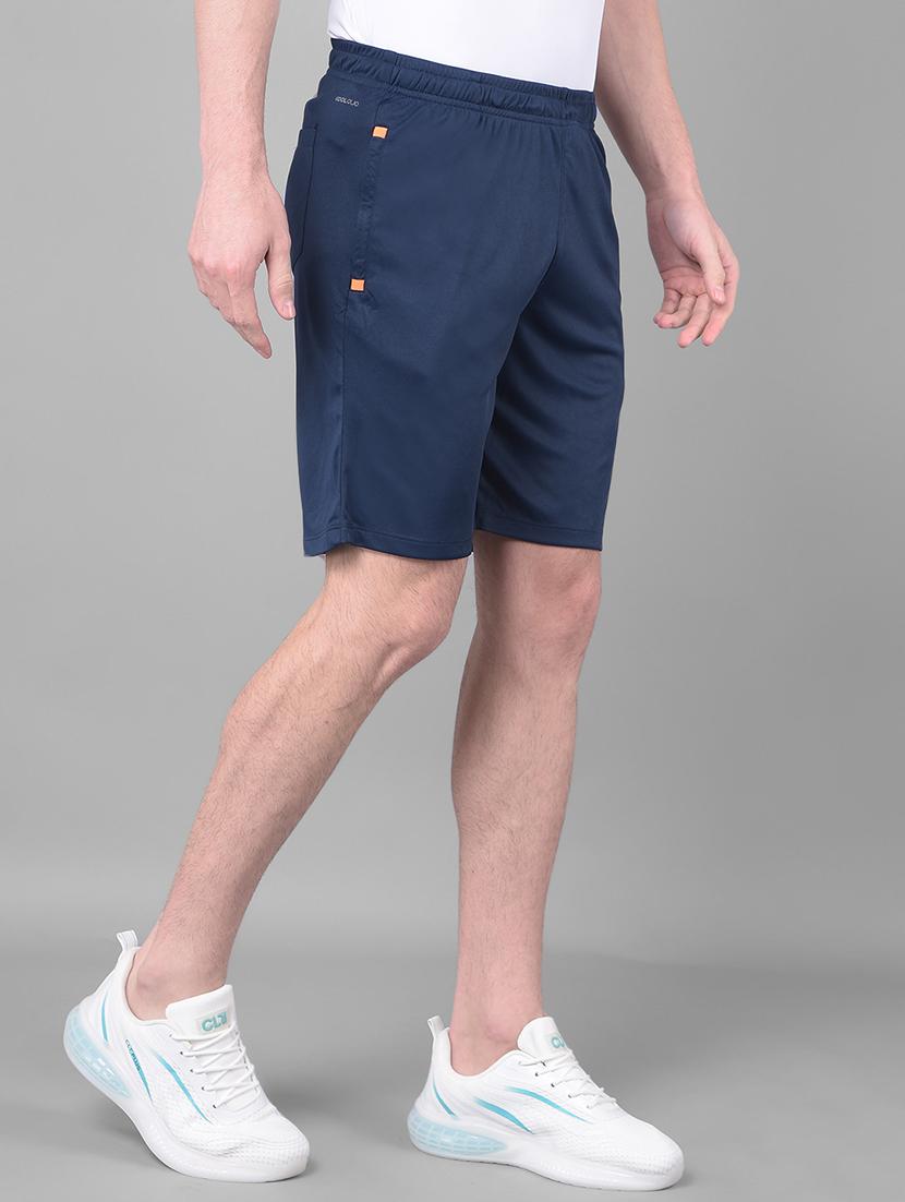 men mid rise solid shorts - 21601398 -  Standard Image - 1